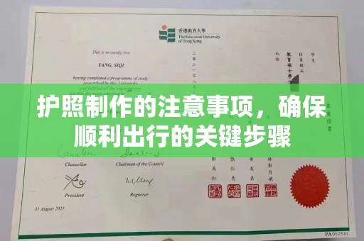 乐至护照制作的注意事项，确保顺利出行的关键步骤