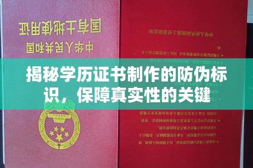 乐至揭秘学历证书制作的防伪标识，保障真实性的关键