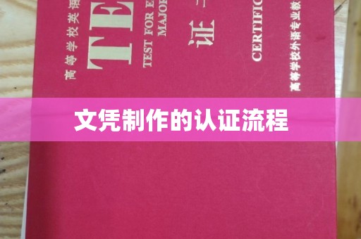 乐至文凭制作的认证流程